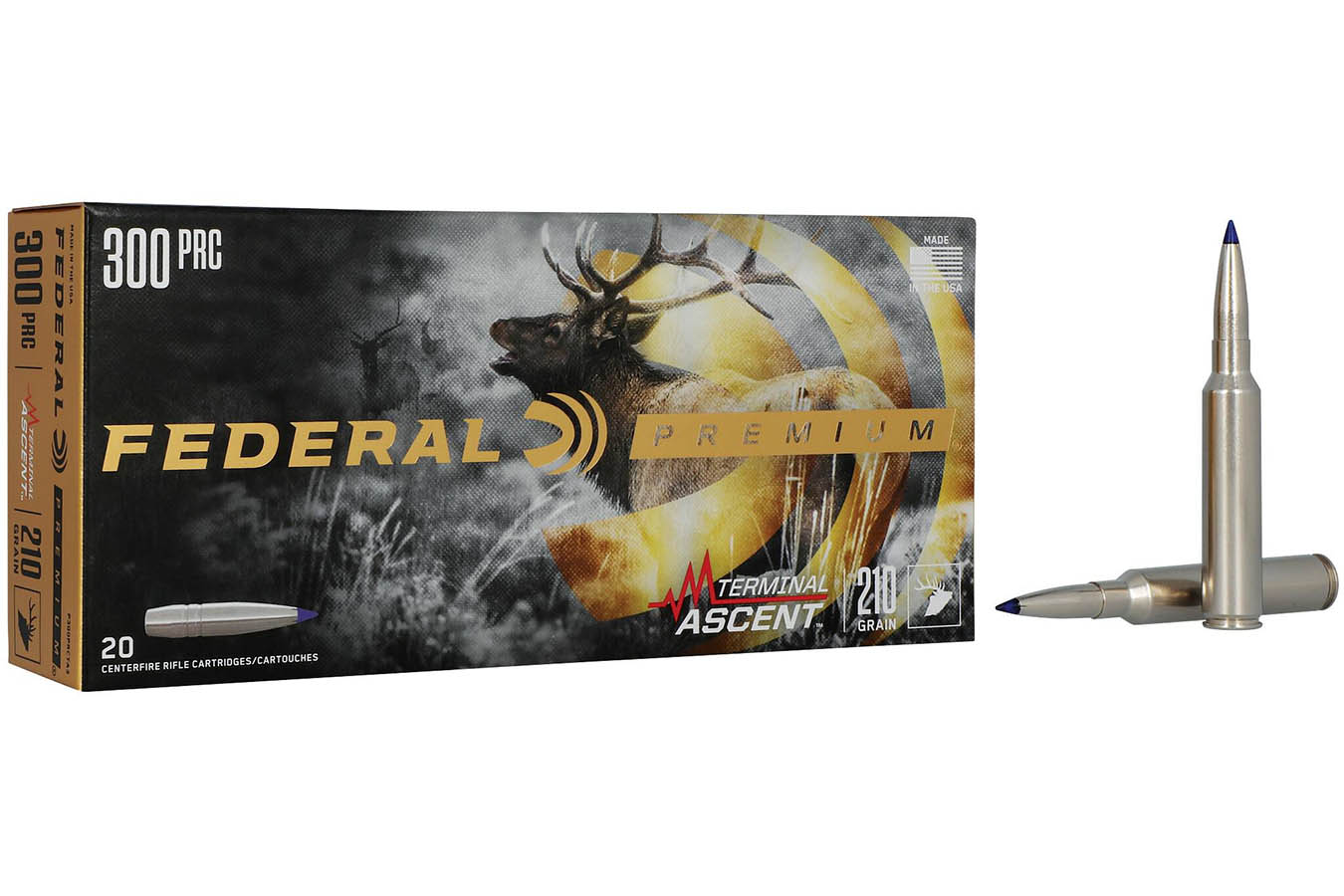 FEDERAL AMMUNITION 300 PRC 210 gr Terminal Ascent Premium 20/Box